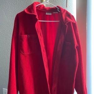Basic edition jacket red coat